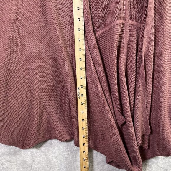 Lululemon Cashlu Cardigan Wrap Sweater Women's XS/S Textured Pink Spiced Chai - Picture 12 of 13